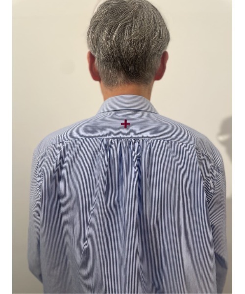 ESTNATION（エストネーション）の「aftersunshine / ストライプシャツ（シャツ/ブラウス・メンズ・ブラック系その他/ブルー系その他・MEDIUM/LARGE）」の12枚目の写真