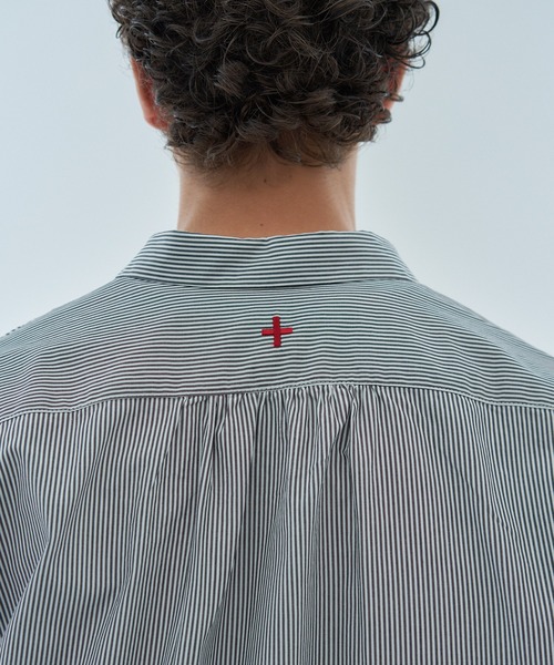 ESTNATION（エストネーション）の「aftersunshine / ストライプシャツ（シャツ/ブラウス・メンズ・ブラック系その他/ブルー系その他・MEDIUM/LARGE）」の21枚目の写真