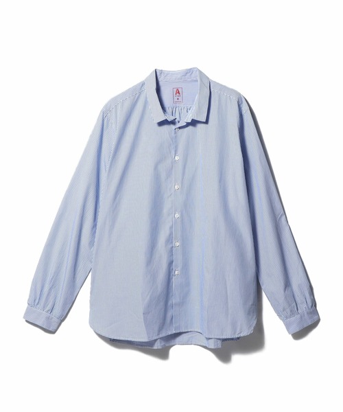 ESTNATION（エストネーション）の「aftersunshine / ストライプシャツ（シャツ/ブラウス・メンズ・ブラック系その他/ブルー系その他・MEDIUM/LARGE）」の7枚目の写真