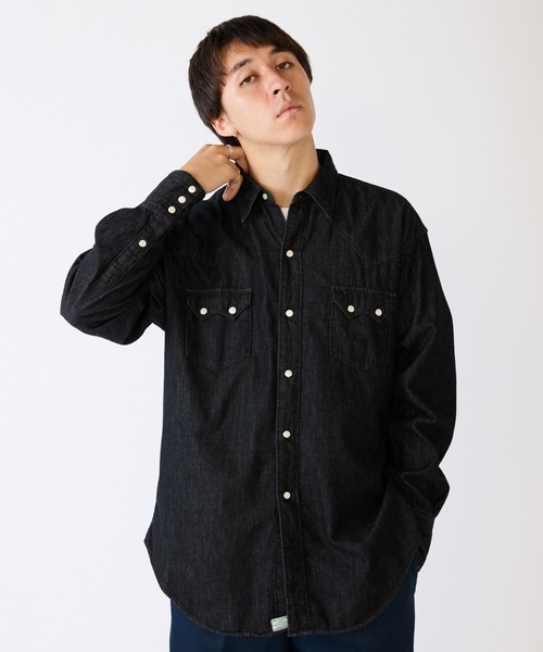 orSlow/オアスロウ BLACK DENIM WESTERN SHIRT シャツ（シャツ
