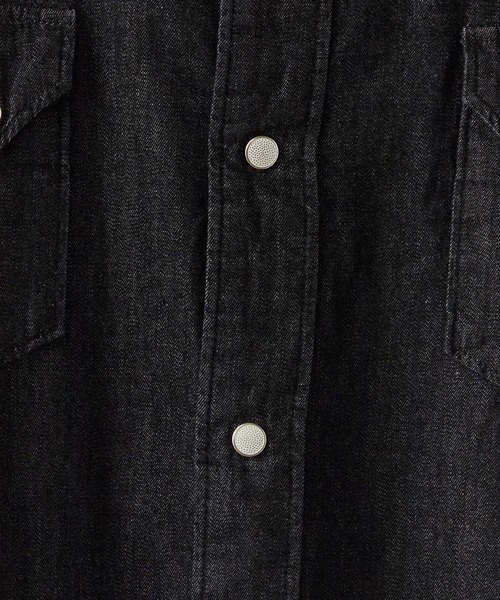 orSlow(オアスロウ)の「orSlow/オアスロウ BLACK DENIM WESTERN SHIRT シャツ(シャツ/ブラウス・メンズ・ブラック・2/3/4)」の17枚目の写真