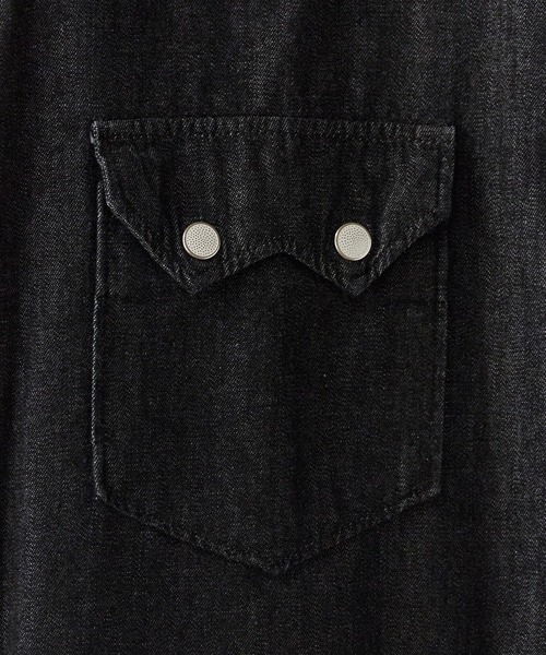orSlow(オアスロウ)の「orSlow/オアスロウ BLACK DENIM WESTERN SHIRT シャツ(シャツ/ブラウス・メンズ・ブラック・2/3/4)」の18枚目の写真