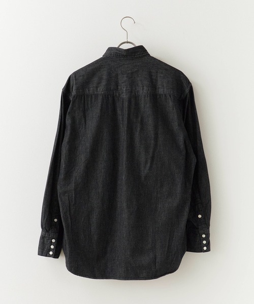 orSlow(オアスロウ)の「orSlow/オアスロウ BLACK DENIM WESTERN SHIRT シャツ(シャツ/ブラウス・メンズ・ブラック・2/3/4)」の15枚目の写真