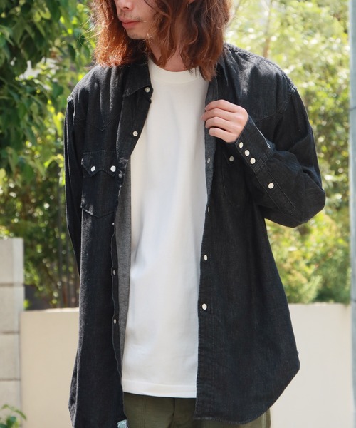 orSlow/オアスロウ BLACK DENIM WESTERN SHIRT シャツ（シャツ