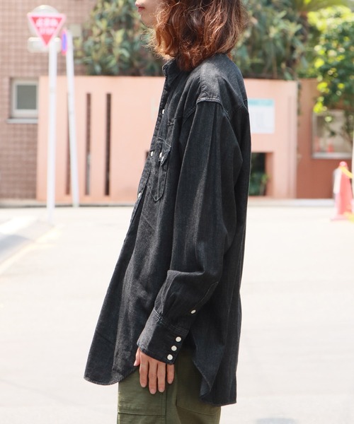 orSlow　 SHIRT　オアスロウ　シャツ　別注 orSlow オアスロウ シャンブレー ワークシャツ CHAMBRAY WORK