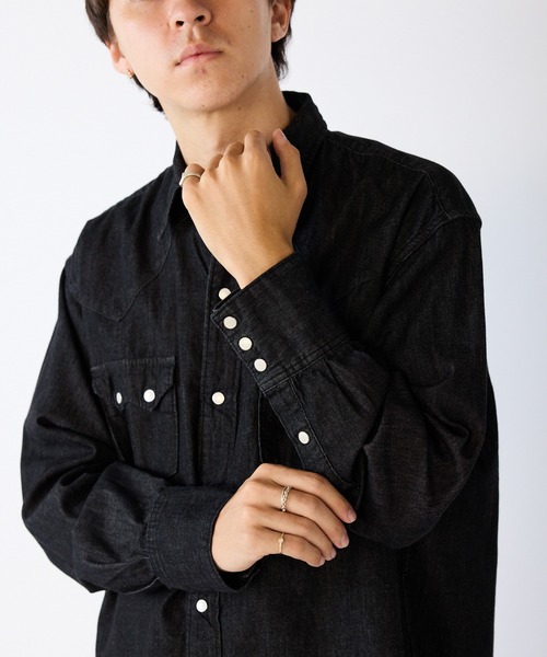 orSlow/オアスロウ BLACK DENIM WESTERN SHIRT シャツ（シャツ