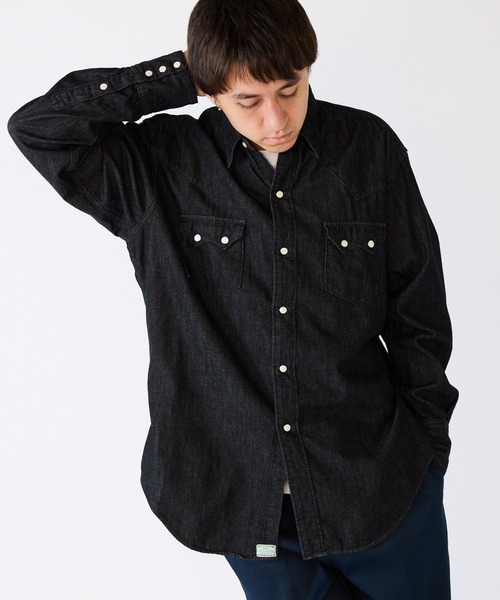 orSlow/オアスロウ BLACK DENIM WESTERN SHIRT シャツ（シャツ