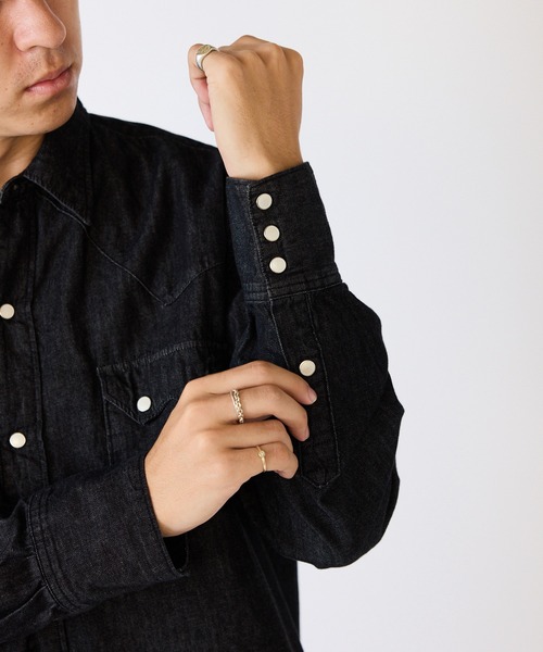 orSlow/オアスロウ BLACK DENIM WESTERN SHIRT シャツ（シャツ
