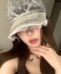 CANVAS+（キャンバスプラス）の「【CANVAS+】ヴィンテージデニムキャップ（キャップ）」