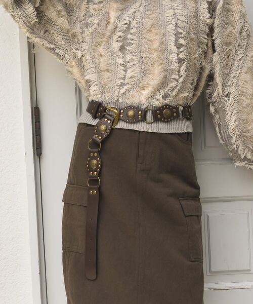 casita(RETRO GIRL)(カシータ)の「ビンテージデザインベルト(ベルト・レディース・その他1/その他2・ONE SIZE)」の6枚目の写真