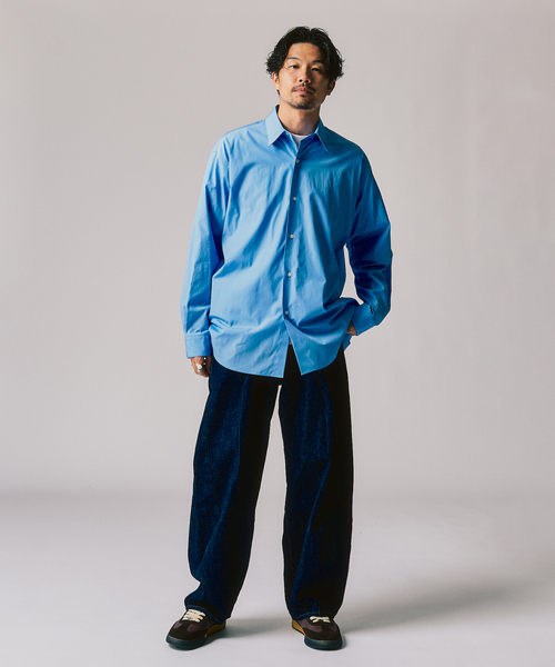 417 EDIFICE（フォーワンセブンエディフィス）の「LE JAPON ATELIER ×【OKAYAMA DENIM / オカヤマDENIM】（デニムパンツ・メンズ・ブラック/ブルー系その他/アイボリー・SMALL/MEDIUM/LARGE/X-LARGE）」の6枚目の写真