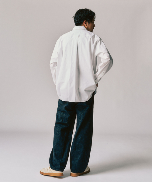 417 EDIFICE（フォーワンセブンエディフィス）の「LE JAPON ATELIER ×【OKAYAMA DENIM / オカヤマDENIM】（デニムパンツ・メンズ・ブラック/ブルー系その他/アイボリー・SMALL/MEDIUM/LARGE/X-LARGE）」の10枚目の写真