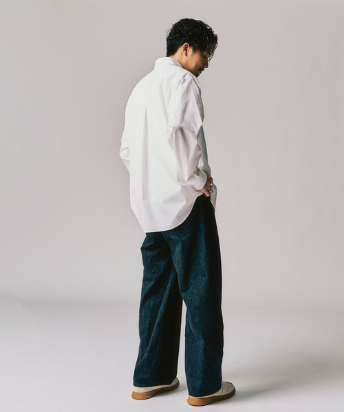 417 EDIFICE（フォーワンセブンエディフィス）の「LE JAPON ATELIER ×【OKAYAMA DENIM / オカヤマDENIM】（デニムパンツ・メンズ・ブラック/ブルー系その他/アイボリー・SMALL/MEDIUM/LARGE/X-LARGE）」の11枚目の写真