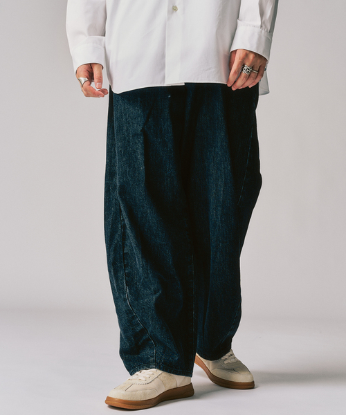 417 EDIFICE（フォーワンセブンエディフィス）の「LE JAPON ATELIER ×【OKAYAMA DENIM / オカヤマDENIM】（デニムパンツ・メンズ・ブラック/ブルー系その他/アイボリー・SMALL/MEDIUM/LARGE/X-LARGE）」の12枚目の写真