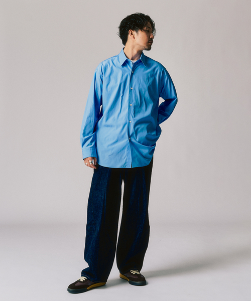 417 EDIFICE（フォーワンセブンエディフィス）の「LE JAPON ATELIER ×【OKAYAMA DENIM / オカヤマDENIM】（デニムパンツ・メンズ・ブラック/ブルー系その他/アイボリー・SMALL/MEDIUM/LARGE/X-LARGE）」の19枚目の写真