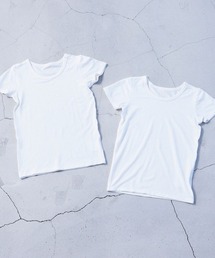 Fluffy BROTHERS（フラッフィーブラザーズ）の「肌着Tシャツ(首グリ深め）（インナーウェア/肌着）」