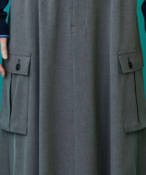 FRAPBOIS（フラボア）の「サーモズ スカート（スカート・レディース・ネイビー/グレー・1/0）」の7枚目の写真