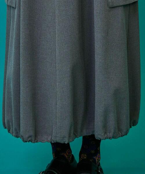 FRAPBOIS（フラボア）の「サーモズ スカート（スカート・レディース・ネイビー/グレー・1/0）」の8枚目の写真