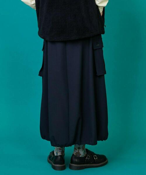 FRAPBOIS（フラボア）の「サーモズ スカート（スカート・レディース・ネイビー/グレー・1/0）」の18枚目の写真