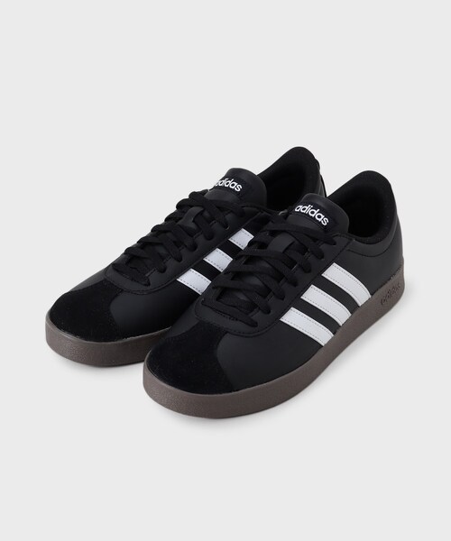 adidas(アディダス)の「adidas VLコートベース(スニーカー・レディース・オフホワイト/ブラック・45/35)」の5枚目の写真