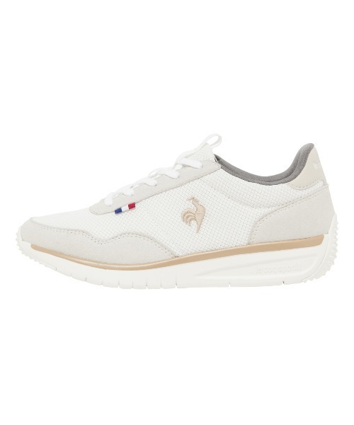 le coq sportif(ルコックスポルティフ)の「ルコックスポルティフ/LCS クオーツ ES 消臭 LU5FSN67LZ(スニーカー・レディース・グレー×ホワイト/ブラック×ホワイト/ホワイト系その他4・23.0cm/23.5cm/24.0cm/24.5cm/25.0cm/22.5cm)」の2枚目の写真