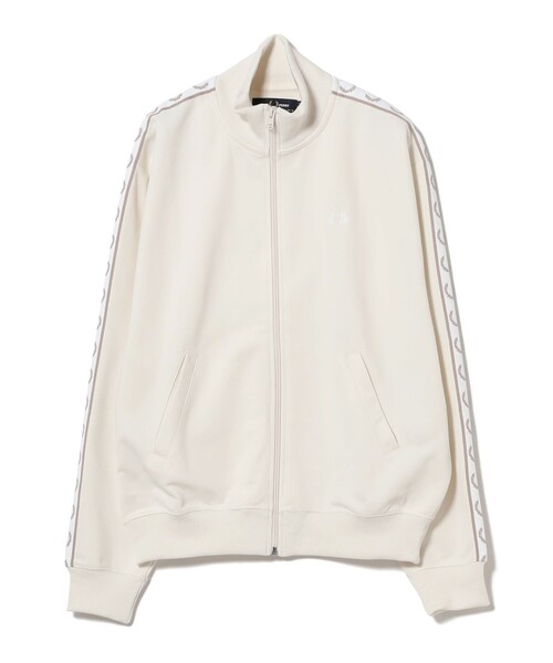FRED PERRY（フレッドペリー）の「FRED PERRY / Taped Track Jacket（ジャージ・レディース・チャコールグレー/オフホワイト・10）」の19枚目の写真