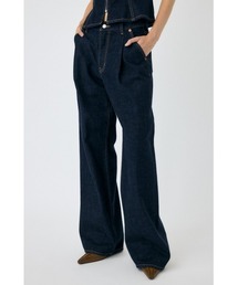 MOUSSY | 【セットアップ対応】TUCK WIDE STRAIGHT(デニムパンツ)