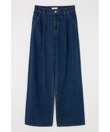MOUSSY | 【セットアップ対応】TUCK WIDE STRAIGHT(デニムパンツ)