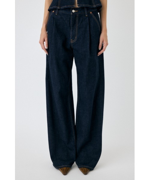 UNCHANGED DENIM Tuck Wide Pants セットアップ UNCHANGED DENIM Tuck Wide Pants セットアップ UNCHANGED DENIM