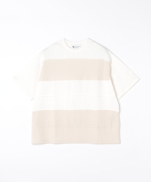 SHIPS(シップス)の「City Ambient Products: フランケン ボーダー Tシャツ(Tシャツ/カットソー・メンズ・ホワイト/グレー/チャコールグレー・SMALL/MEDIUM/LARGE)」の2枚目の写真