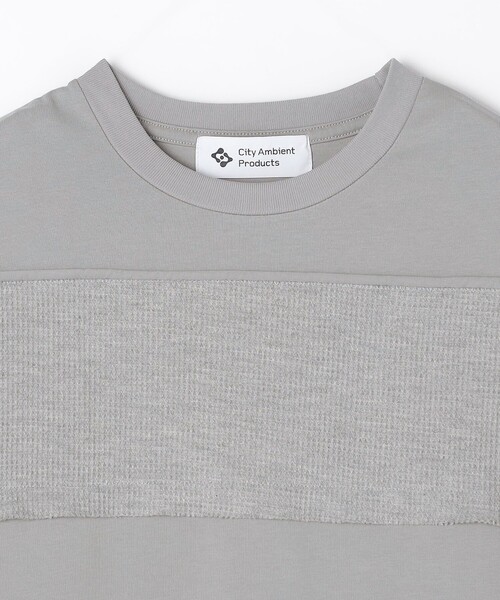 SHIPS(シップス)の「City Ambient Products: フランケン ボーダー Tシャツ(Tシャツ/カットソー・メンズ・ホワイト/グレー/チャコールグレー・SMALL/MEDIUM/LARGE)」の5枚目の写真