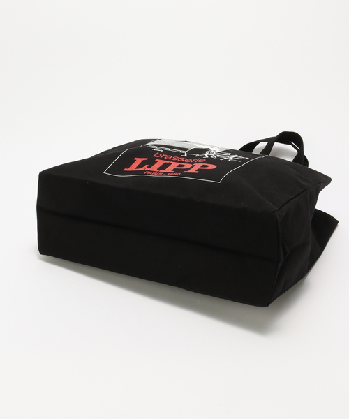 EDIFICE(エディフィス)の「GIFT SHOP (ギフトショップ) LIPP Black Classic Shopper(トートバッグ・メンズ・ブラック・FREE)」の4枚目の写真
