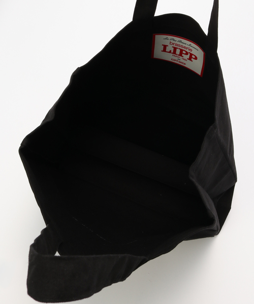 EDIFICE(エディフィス)の「GIFT SHOP (ギフトショップ) LIPP Black Classic Shopper(トートバッグ・メンズ・ブラック・FREE)」の3枚目の写真