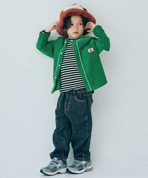 p.premier(ピードットプルミエ)の「【リンク/ジュニア対応】バックロゴユニフォームシャツ(シャツ/ブラウス・キッズ・ブラック/ブルー/グリーン/レッド・80/90/100/110/120/130/140)」の11枚目の写真