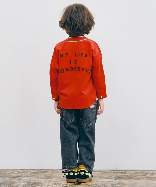 p.premier(ピードットプルミエ)の「【リンク/ジュニア対応】バックロゴユニフォームシャツ(シャツ/ブラウス・キッズ・ブラック/ブルー/グリーン/レッド・80/90/100/110/120/130/140)」の15枚目の写真