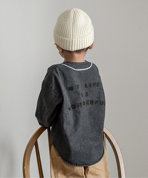 p.premier(ピードットプルミエ)の「【リンク/ジュニア対応】バックロゴユニフォームシャツ(シャツ/ブラウス・キッズ・ブラック/ブルー/グリーン/レッド・80/90/100/110/120/130/140)」の17枚目の写真