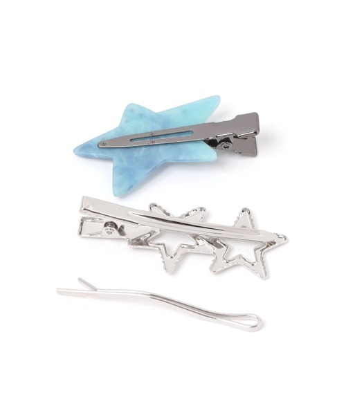 niko and...（ニコアンド）の「スター3セットヘアピン（ヘアピン・レディース・グレー/イエロー・0）」の3枚目の写真