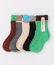 maarook | シックカラーラインソックスセット(ソックス/靴下)