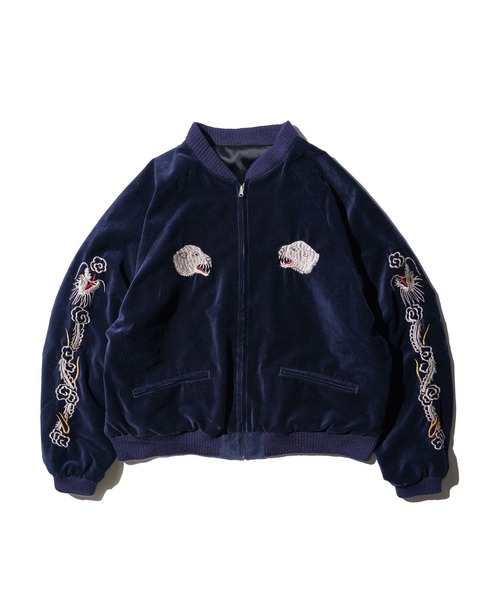 破格　THRIFTY LOOK スーベニアジャケット　Mサイズ THRIFTY LOOK / スリフティールック SOUVENIR GOOSE BAY JACKET