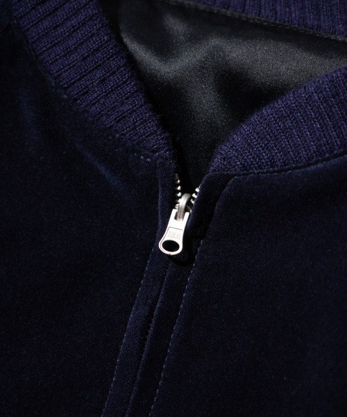 THRIFTY LOOK（スリフティールック）の「THRIFTY LOOK / スリフティールック SOUVENIR GREENLAND BLOUSON 刺しゅう グリーンランド スーベニアジャケット ブルゾン ベロア 別珍（ブルゾン・メンズ・ブラック/ネイビー・X-SMALL/MEDIUM/LARGE）」の21枚目の写真