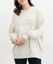 ロゴプリントスウェット