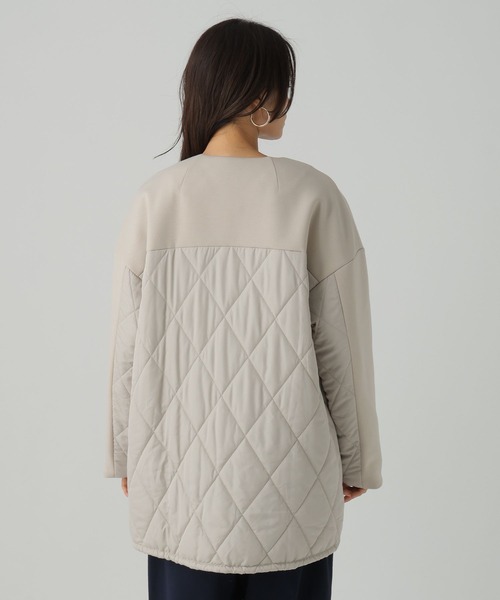 セール】ダンボールキルトノーカラーブルゾン/571750（ブルゾン