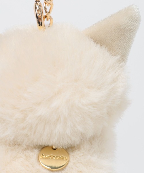 Andemiu(アンデミュウ)の「ネコチャンチャーム596259(チャーム・レディース・グレー/グレー系8/アイボリー・FREE)」の7枚目の写真