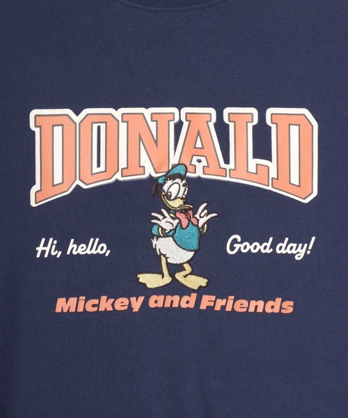 Disney（ディズニー）の「Disney（ディズニー）キャラクター裏起毛スウェットトレーナー レディース/ミッキーマウス/ミニーマウス/ドナルドダック/チップとデール/ベイマックス/わんわん物語（スウェット・レディース・ブラック/ベージュ/ダークグレー/グレー/イエロー系その他/チェリーピンク/クリーム/ホワイト系その他/パープル/ネイビー/ミント/マスタード・M/L）」の15枚目の写真