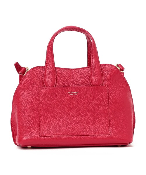 Beau're(ヴュレ)の「BEAURE: ミニ パーテーション ボストン(ボストンバッグ・レディース・ブラック/レッド・ONE SIZE)」の8枚目の写真