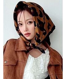 RESEXXY | レオパードスカーフ(バンダナ/スカーフ)