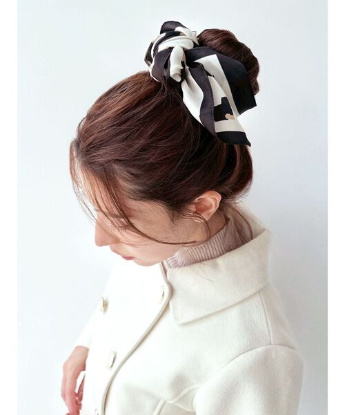 RESEXXY（リゼクシー）の「レオパードスカーフ（バンダナ/スカーフ・レディース・ブラウン/ホワイト・FREE）」の6枚目の写真