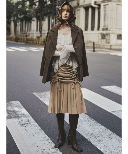 RESEXXY（リゼクシー）の「レオパードスカーフ（バンダナ/スカーフ・レディース・ブラウン/ホワイト・FREE）」の8枚目の写真