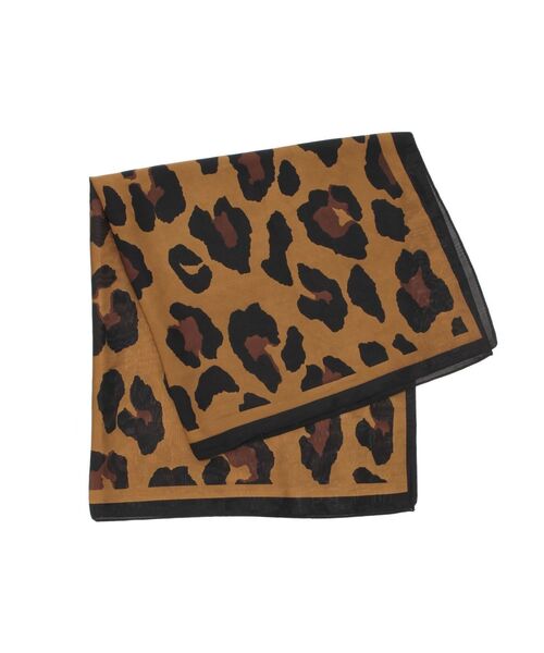 RESEXXY（リゼクシー）の「レオパードスカーフ（バンダナ/スカーフ・レディース・ブラウン/ホワイト・FREE）」の9枚目の写真