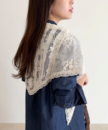 fredy emue | 刺繍パッチワークバブーシュカ(バンダナ/スカーフ)